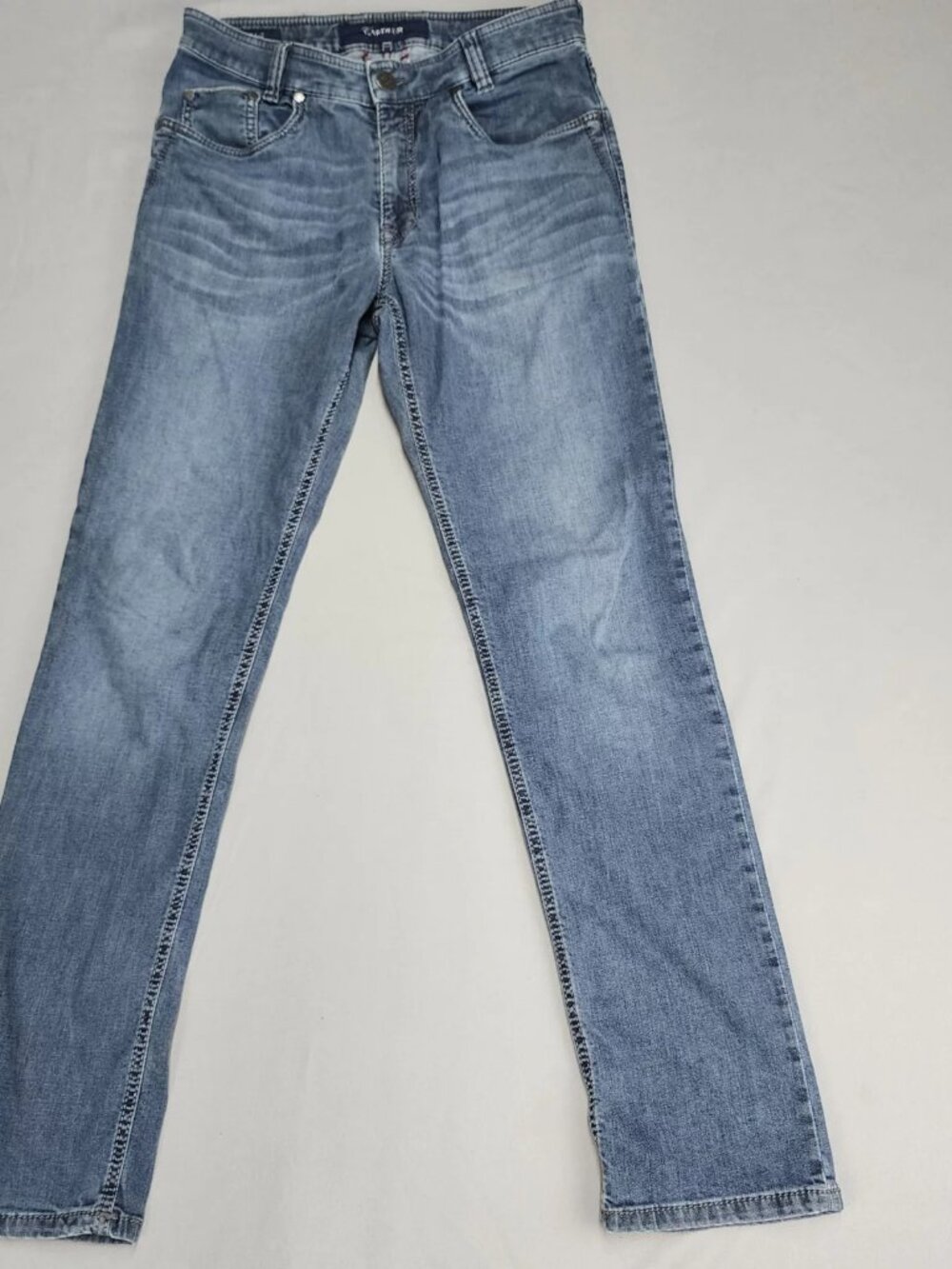 Atelier Gardeur Bill-2 Modern Fit Jeans Men's 30x32 Blue Stretch Straight Denim